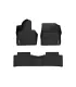 Alfombras WeatherTech FloorLiner para Kia Sorento 2021-2025 Set Modular 2 Filas Ajuste Laser Ref 441650-1-2-3