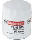 Filtro de aceite Motorcraft FL-910S original para vehículos Ford, con válvula de silicona y carcasa blanca.