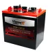 Batería Viamax Roja de 6 Voltios y 210 Amperios, de ciclo profundo para sistemas de inversores y respaldo de energía.