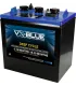 Batería Viamax Tapa Azul de 6 Voltios y 232 Amperios, de ciclo profundo para sistemas de inversores y respaldo de energía.