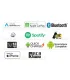Radio Pioneer DMH-Z5150BT Pantalla 7 Pulgadas Apple CarPlay Android Auto Bluetooth 3 Salidas RCA 4V Hi-Res Audio