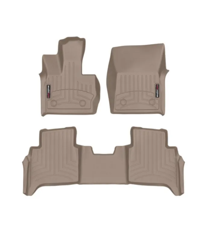 Alfombras WeatherTech FloorLiner para Mercedes-Benz Clase G G-Wagon 2019-2024 Set Completo Ajuste Laser Ref 441509-1-2IM Taupe