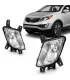 Faroles Neblineros Halógenos Bumper Frontal Kia Sportage 2011 2012 2013 2014 2015 Set Completo FDLEDKST-1115