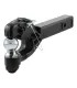 Adaptador de Jalón Curt 48007 Tipo Pintle Hook con Bola de 2 pulgadas Capacidad 16000 libras