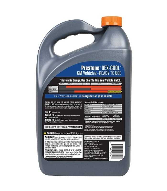 Coolant Prestone DEXCOOLMezcla 50/50