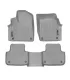 Alfombras WeatherTech FloorLiner Audi Q8 2019 2020 2021 2022 2023 20243D, color gris