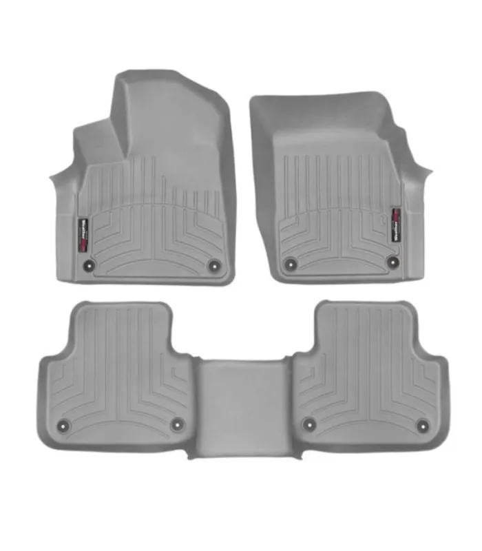 Alfombras WeatherTech FloorLiner Audi Q8 2019 2020 2021 2022 2023 20243D, color gris