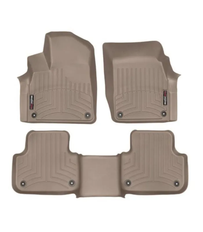 Alfombras WeatherTech FloorLiner Audi Q8 2019 2020 2021 2022 2023 20243D, color crema