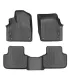 Alfombras WeatherTech FloorLiner Audi Q8 2019 2020 2021 2022 2023 20243D, color negro