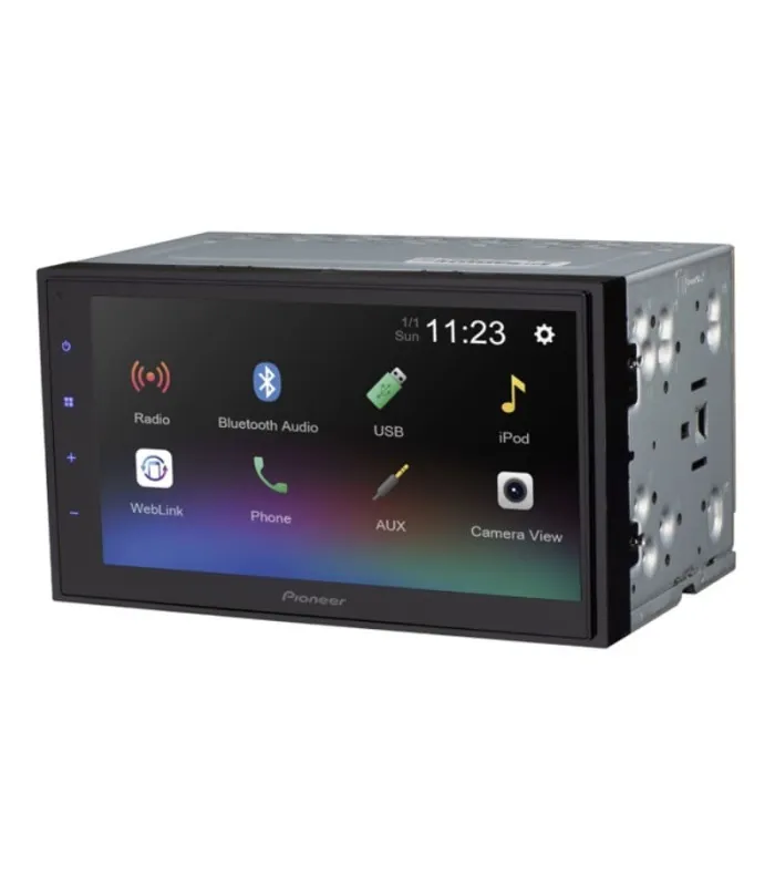 Radio Pioneer DMH-340EX Pantalla Tactil Capacitiva 6.8 Pulgadas Bluetooth USB Amazon Alexa Vozsis Doble DIN