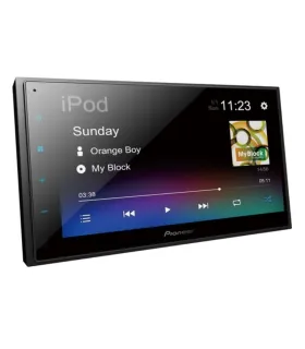 Radio Pioneer DMH-340EX Pantalla Tactil Capacitiva 6.8 Pulgadas Bluetooth USB Amazon Alexa Vozsis Doble DIN