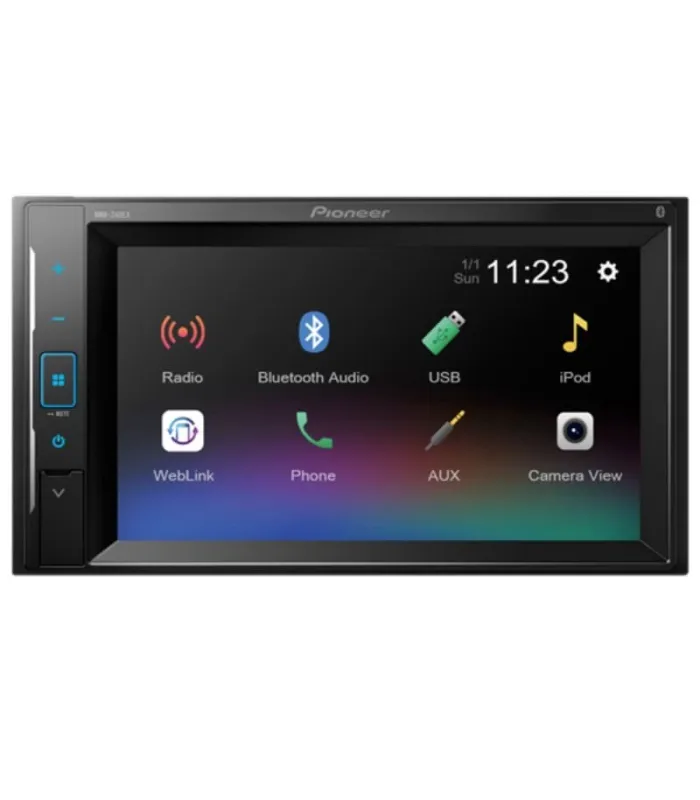 Radio Pioneer DMH-240EX Receptor Multimedia Pantalla Tactil 6.2 Pulgadas Bluetooth USB Amazon Alexa Vozsis