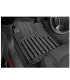 Alfombras Universales Recortables WeatherTech Heavy Duty Trim to Fit Set Completo de 4 Piezas Goma Negra de Alta Densidad