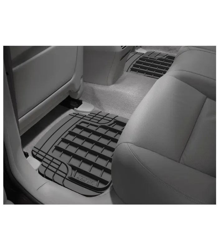 Alfombras Universales Recortables WeatherTech Heavy Duty Trim to Fit Set Completo de 4 Piezas Goma Negra de Alta Densidad