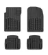 Alfombras Universales Recortables WeatherTech Heavy Duty Trim to Fit Set Completo de 4 Piezas Goma Negra de Alta Densidad