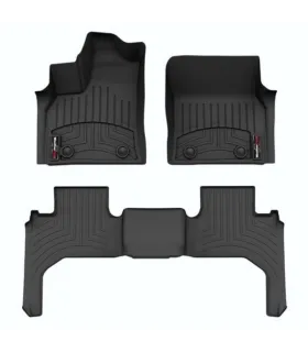 Alfombras WeatherTech FloorLiner Toyota Land Cruiser 300 Lexus LX600 2022-2026 Set 2 Filas Color Negro