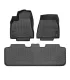 Alfombras WeatherTech FloorLiner Tesla Model Y 5 Pasajeros 2020 2021 2022 2023 2024 2025 2026 Proteccion Laser 360 Negro