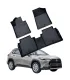 Alfombras de Piso Focus Mats Toyota Corolla Cross 2021 2022 2023 2024 2025 Proteccion Todo Clima Negra