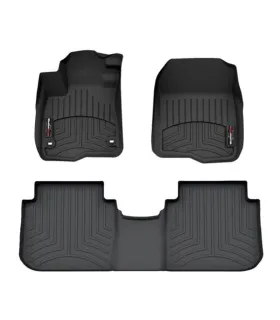 Alfombras WeatherTech FloorLiner Honda CR-V 2023 2024 Proteccion Laser 3D Bandeja Impermeable Color Negro