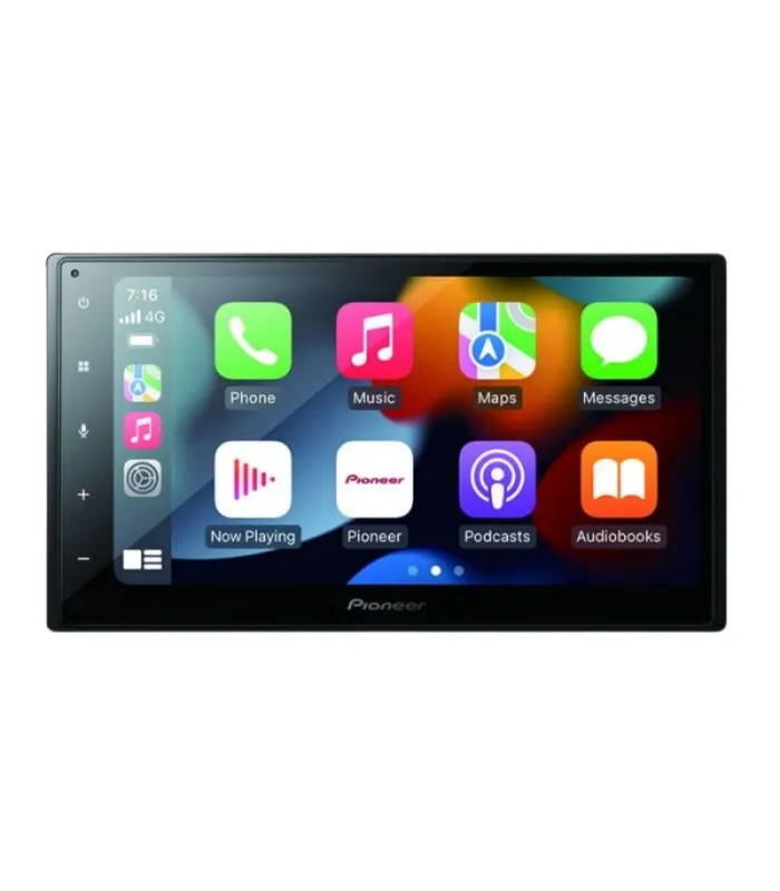 Radio Pioneer DMH-A5450BT Pantalla 6.8 Pulgadas Apple CarPlay Android Auto Bluetooth Mirroring Video Full HD