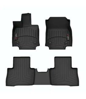 Alfombras WeatherTech FloorLiner para Lexus NX 250 350 350h 450h+ 2022 2023 2024 2025 2026 Set Completo Bandeja 3D Negro