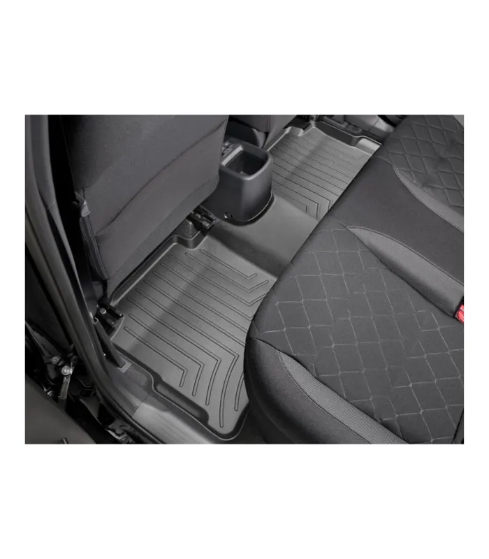 Alfombras WeatherTech FloorLiner para Nissan Kicks Primera Generacion P15 2018-2025 muestra parte trasera