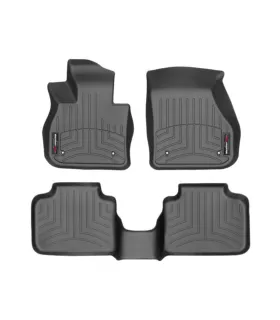Alfombras WeatherTech FloorLiner para MINI Countryman F60 2017 2018 2019 2020 2021 2022 2023 2024 Set Completo negro