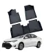 Alfombras de Piso Focus Mats para Toyota Corolla 2014 2015 2016 2017 2018 2019 Proteccion Todo Clima Negra