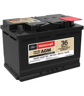 Batería AGM Motorcraft BAGM-48H6 Grupo 48 H6 Start Stop 760 CCA Garantía 100 meses entrega rápida Santo Domingo