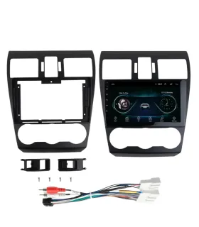 Kit de Instalacion Radio 9 Pulgadas Subaru Forester 2014-2018 Facia Marco Arnés Plug and Play