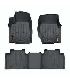 Alfombras WeatherTech FloorLiner para Jeep Grand Cherokee WL 5 Pasajeros 2022 2023 2024 2025 2026 Set Completo Negro