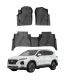 Alfombras tipo bandeja LIMITED Hyundai Santa Fe 2019 2020 ajuste perfecto color negro