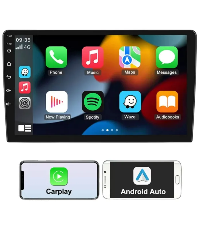 Radio Pantalla Android 10 Pulgadas Onelex OX-R1080Q QLED 4GB RAM 64GB ROM 8-Core CarPlay Android Auto