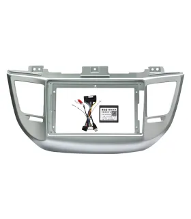 Kit de Instalación Radio 9 pulgadas Hyundai Tucson 2016-2021 Facia Adaptador y Arnés Canbus KITCC-HT1618