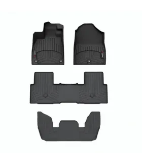 alfombras-weathertech-floorliner-honda-pilot-2023-2026-set-3-filas-ajuste-laser negro