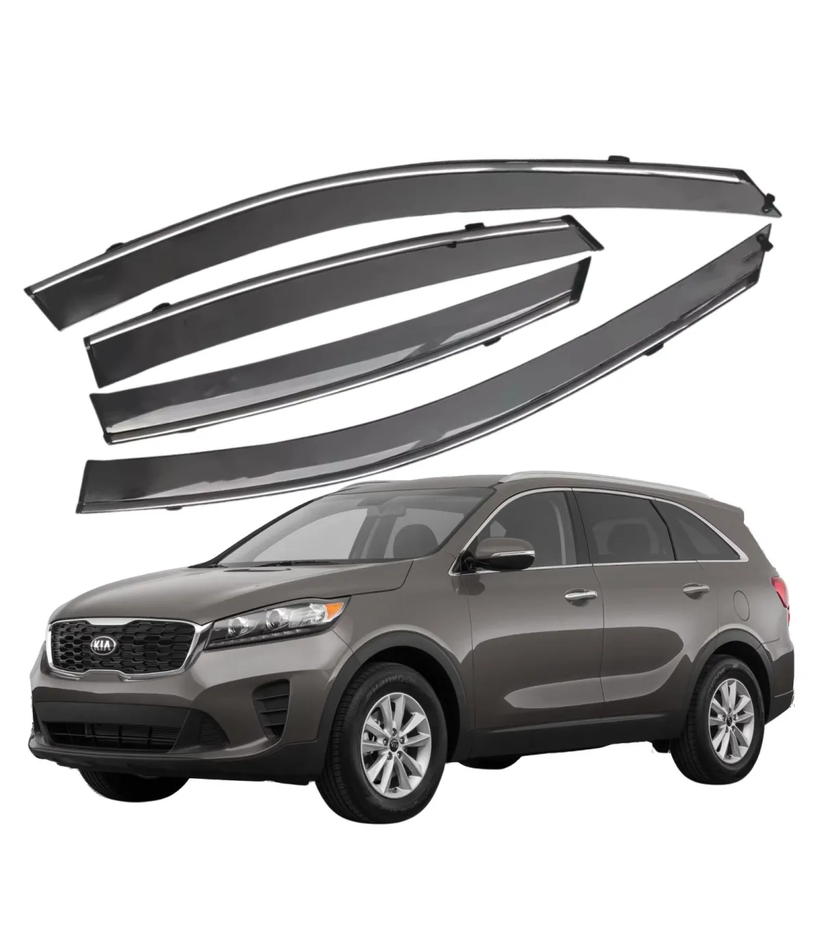 Heated Driver Side Mirror Glass For Kia Sorento 2016-2020 – Left Side Direct Fit