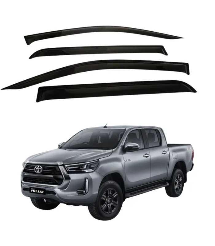 Viseras de puertas | Toldos Toyota Hilux 2016 - 2024