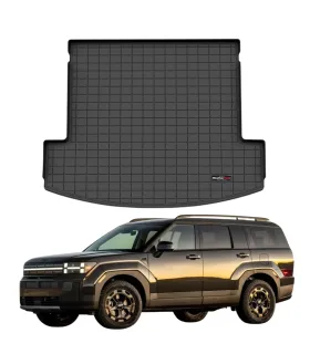 Alfombra de Baul WeatherTech Cargo Liner para Hyundai Santa Fe 2024 2025 2026 Protector de Piso Maletero Negro