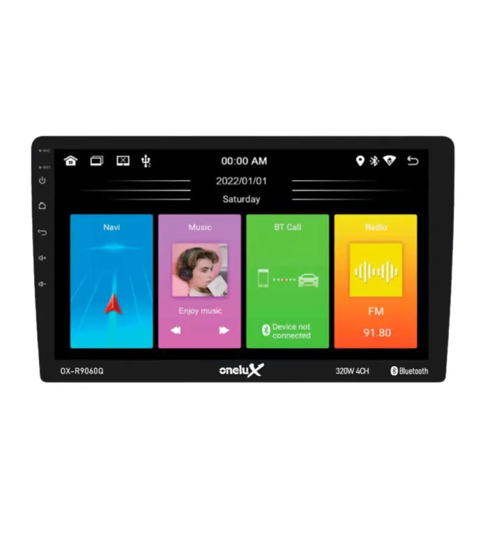 Combo Radio Pantalla Android 9 Pulgadas QLED Nissan Frontier Navara NP300 2016 a 2025 Apple CarPlay Android Auto Cámara Reversa