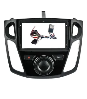 Kit de Instalacion Radio 9 Pulgadas Ford Focus 2012-2018 Facia Arnés Plug and Play Módulo CANBUS