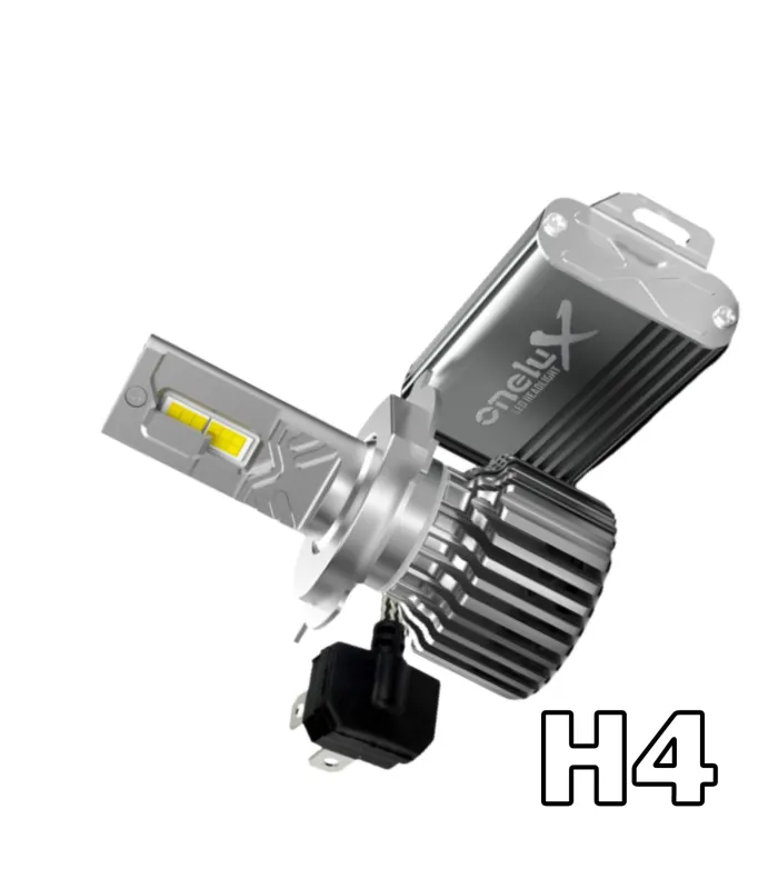 Bombillos LED H4 Onelux X 180W 40,000 Lúmenes Luz Alta y Baja 6500K Kit de Iluminación para Carro y Camión