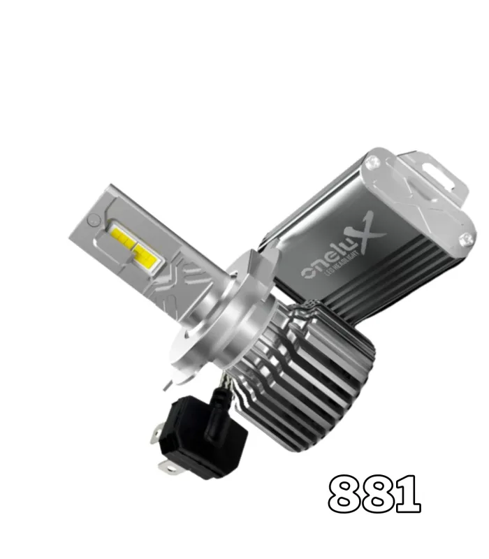 Kit de Bombillos LED 881 Onelux 180W 40,000 Lúmenes 6500K, Luz de Alto Rendimiento.