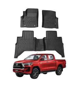Alfombras Limited Tipo Bandeja Toyota Hilux 2016 - 2024