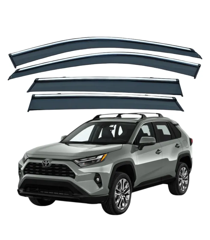 Viseras Puertas Toyota RAV-4 2019 - 2024 - Ribete Cromado