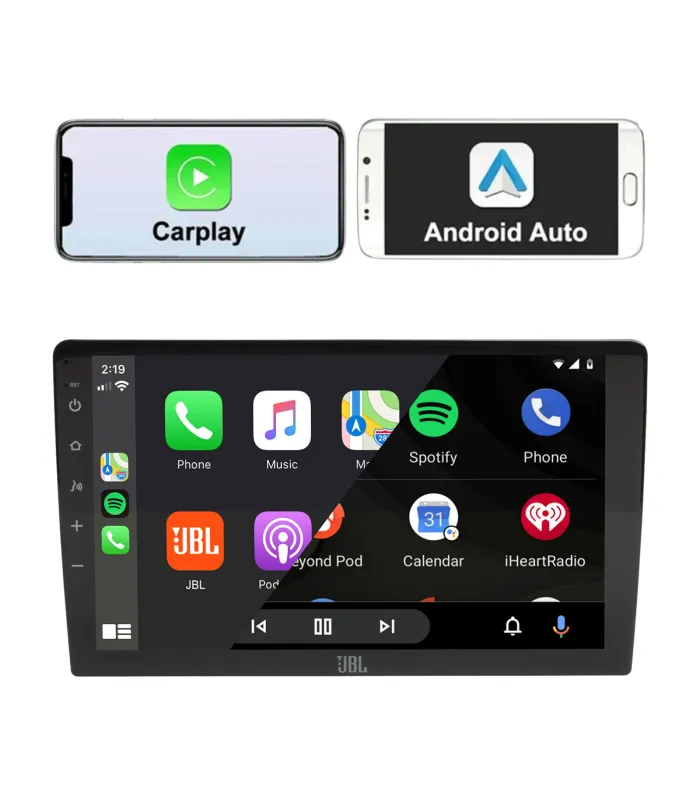 Radio Pantalla JBL Legend 9 Pulgadas Android Auto Apple CarPlay Universal Slim 2-Din Calidad Premium