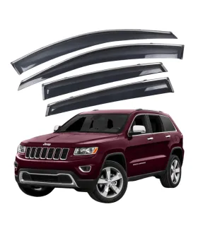Viseras De Puertas Jeep Grand Cherokee Ribete Cromado