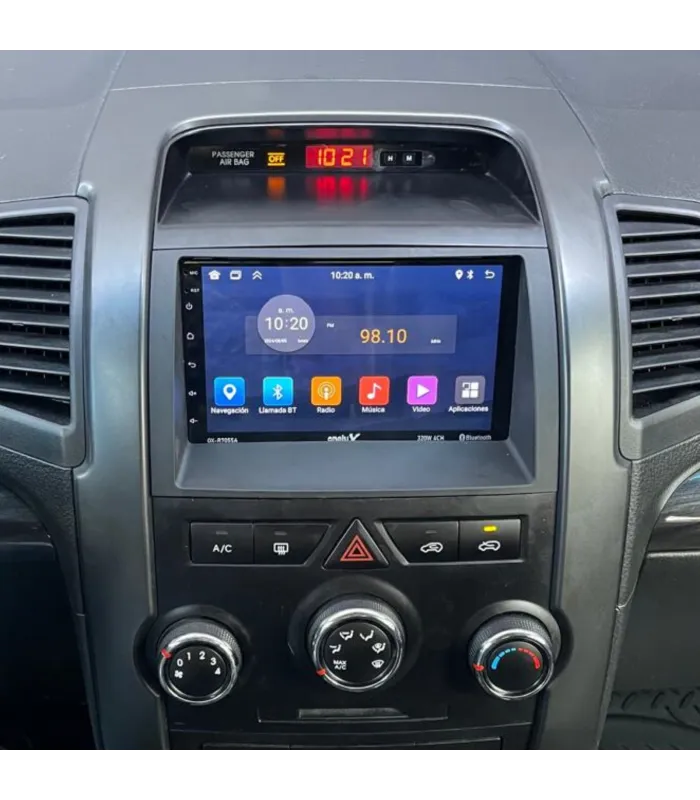 Kit Radio Android 7 Pulgadas IPS Kia Sorento 2011 2012 2013 Cámara Reversa Kit Metra Fascia Instalación Incluida