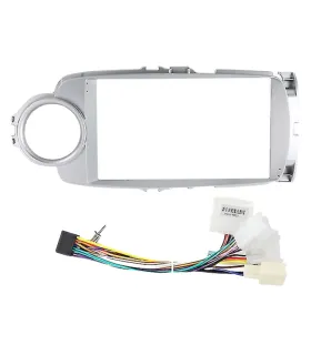Kit de Instalación Facia y Arnés Plug and Play para Pantalla de 9 pulgadas Toyota Vitz Yaris 2012-2017