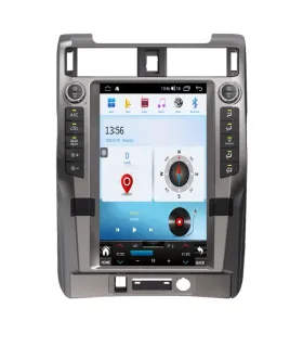 Radio Tipo Tesla para Toyota 4Runner 2010 a 2024 Pantalla Vertical 13.8 pulgadas CarPlay Android Auto y Aire Integrado