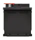 Batería AGM Motorcraft BAGM-49H8 Grupo 49 H8 Start Stop Garantía 100 meses, muestra lateral izquierdo